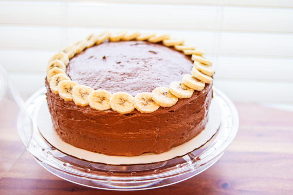 Gluten free chocolate banana cake by Sisters Sans Gluten