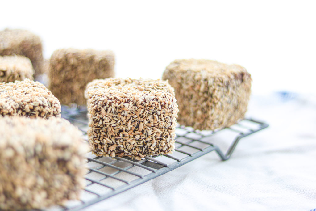 gluten free lamingtons by sisters sans gluten