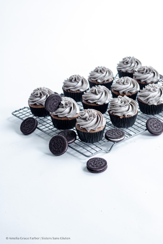 gluten free cookies 'n cream cupcakes by sisters sans gluten