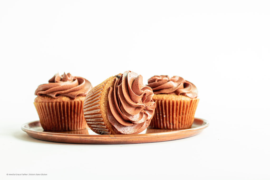 gluten free Mexican hot chocolate cupcakes by sisters sans gluten