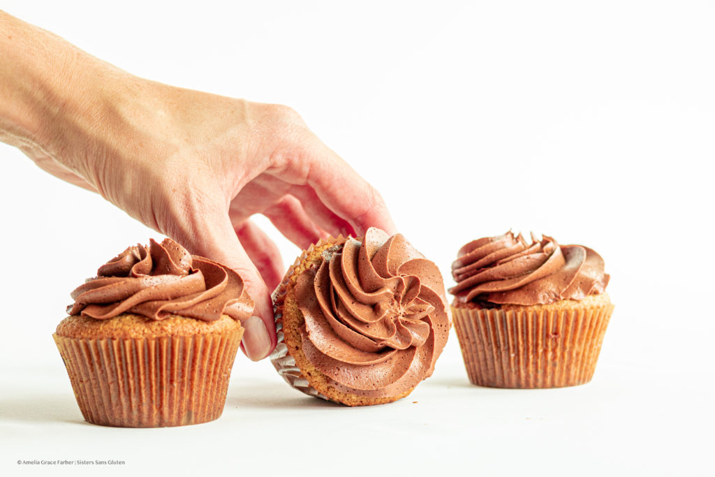 gluten free Mexican hot chocolate cupcakes by sisters sans gluten