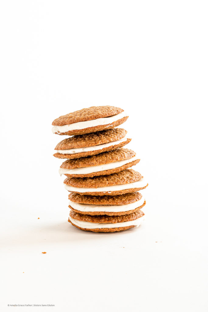 gluten free oatmeal cream pies by sisters sans gluten