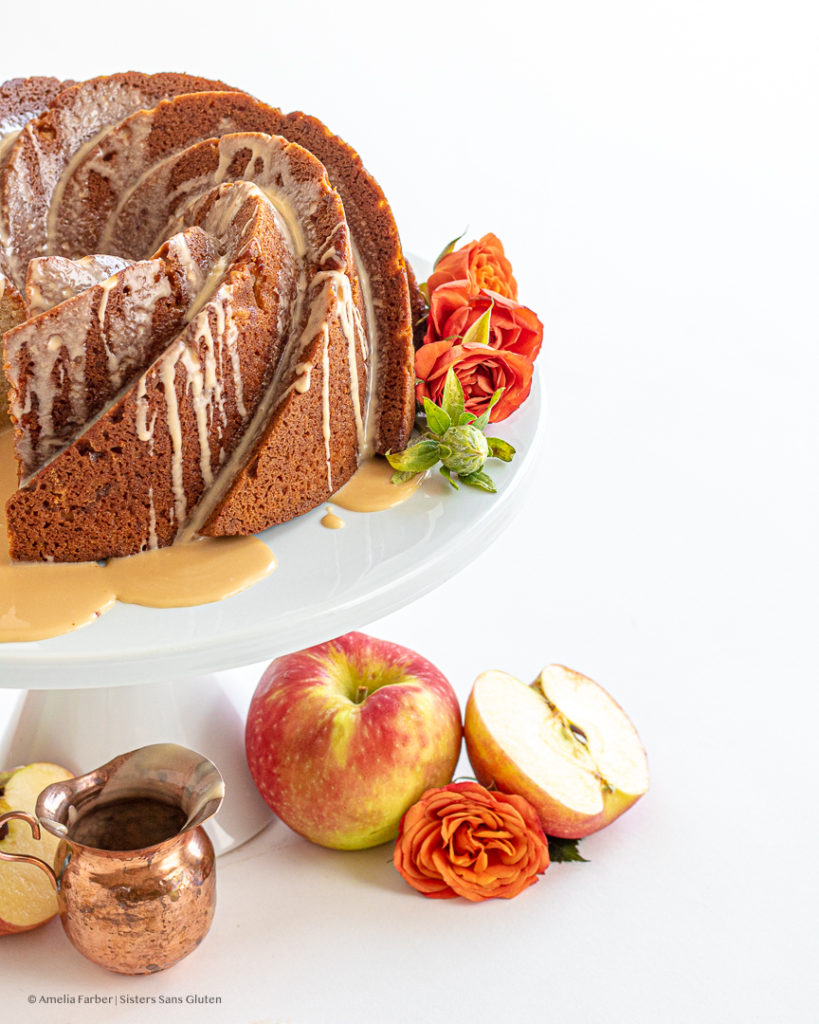 gluten free apple bundt cake by sisters sans gluten