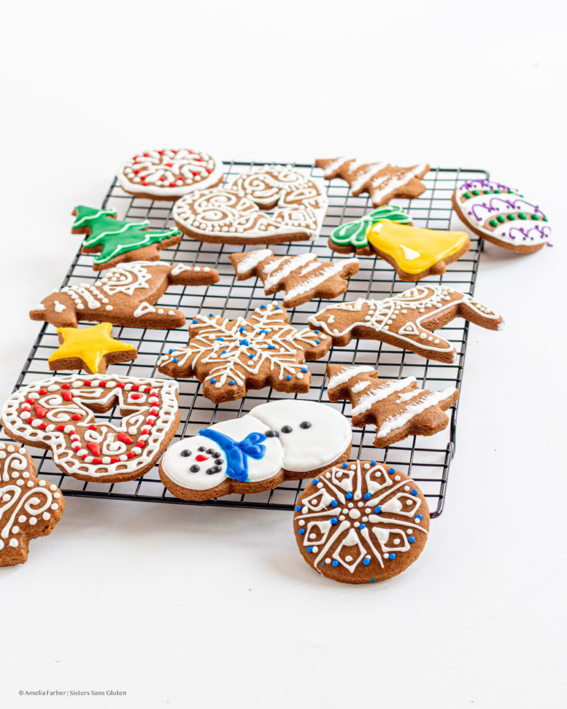 gluten free gingerbread cookies by sisters sans gluten