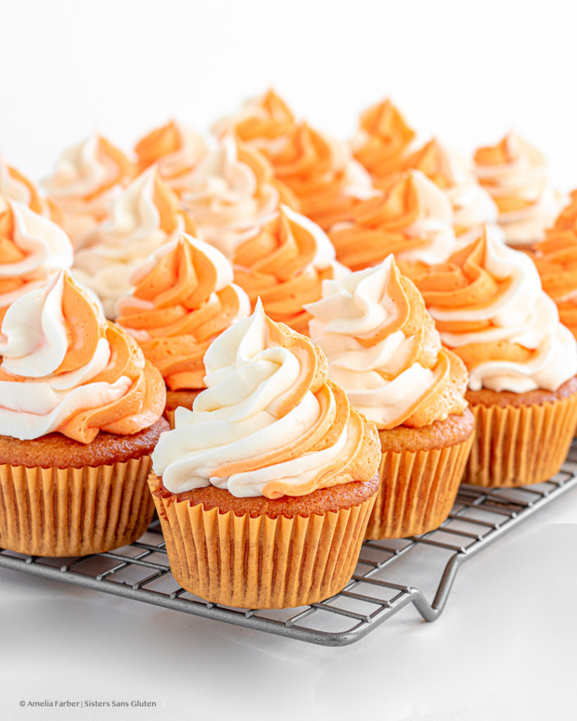 gluten free orange cupcakes by sisters sans gluten