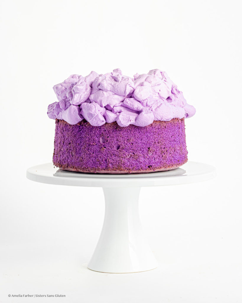 gluten free ube cake by sisters sans gluten