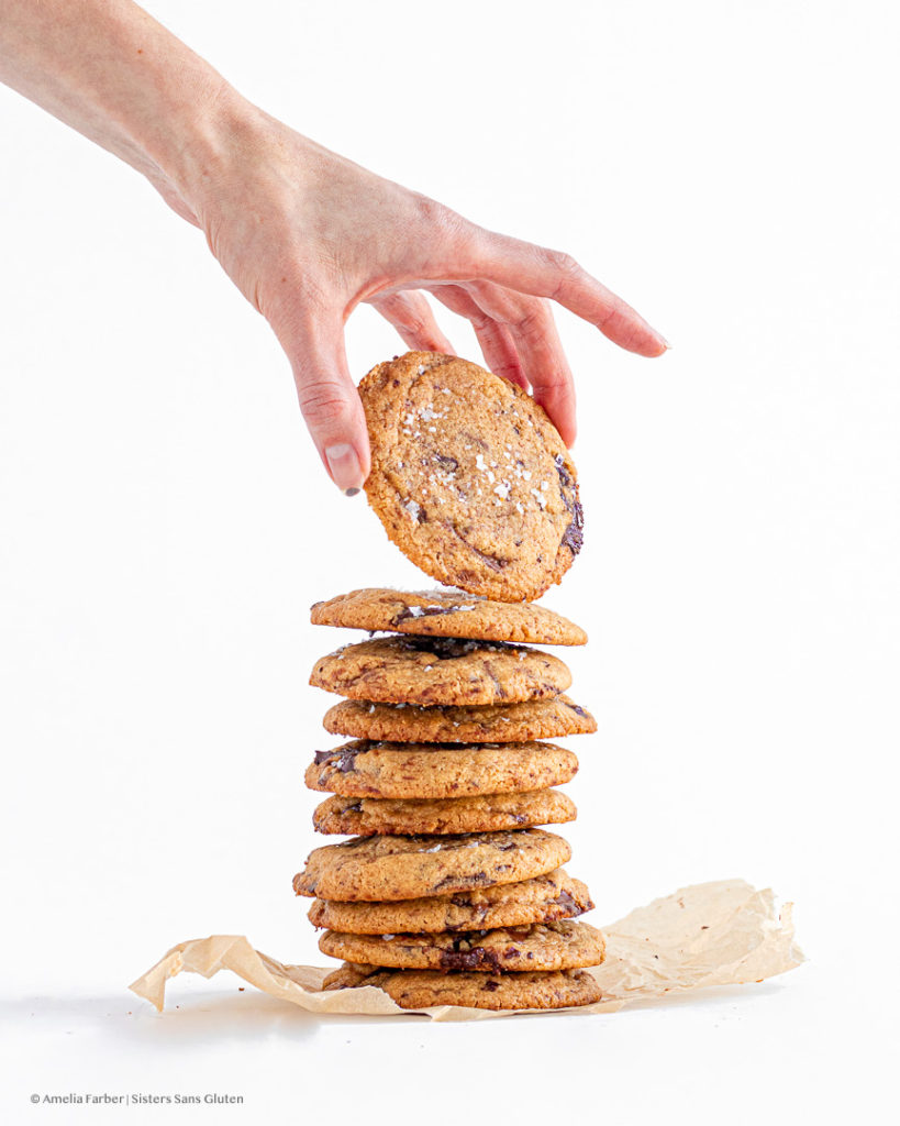 gluten free chocolate chip cookies by sisters sans gluten