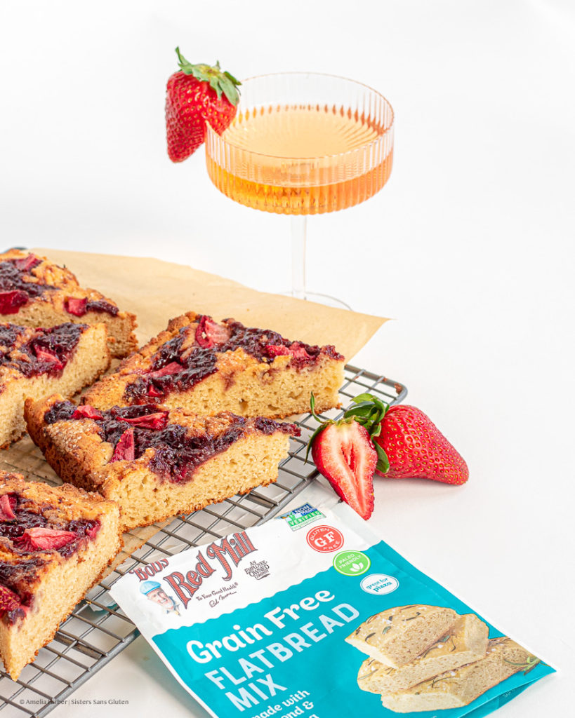 gluten free strawberry snacking bread by sisters sans gluten