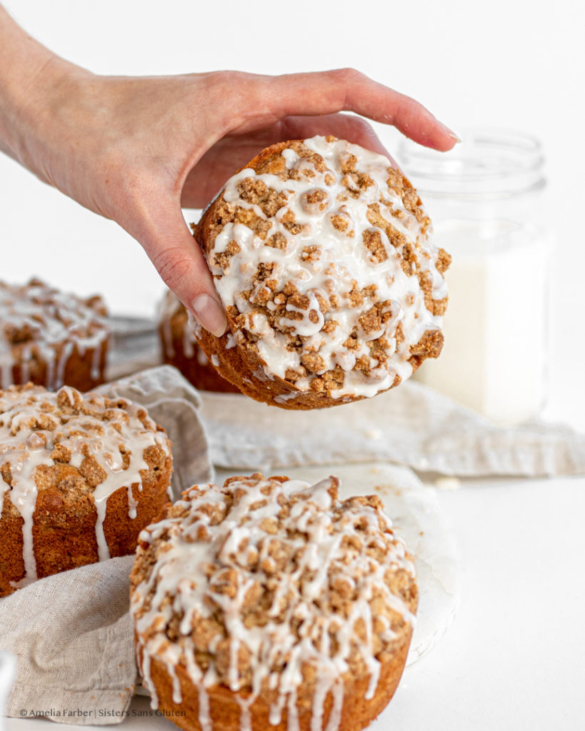 gluten free apple streusel muffins by sisters sans gluten