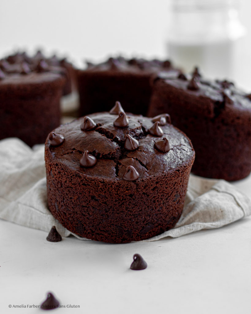 gluten free chocolate muffins by sisters sans gluten