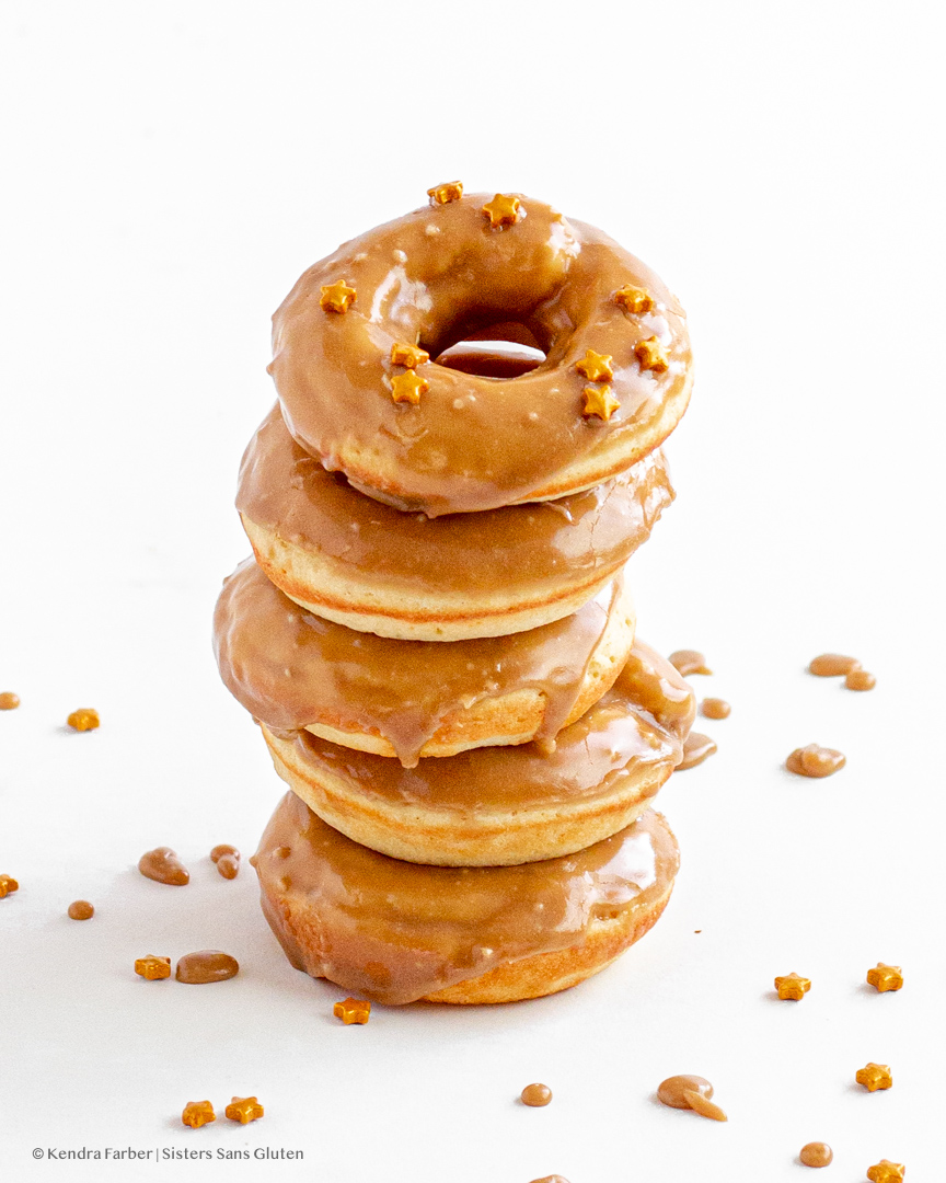 Gluten Free Maple Glazed Donuts - Sisters Sans Gluten