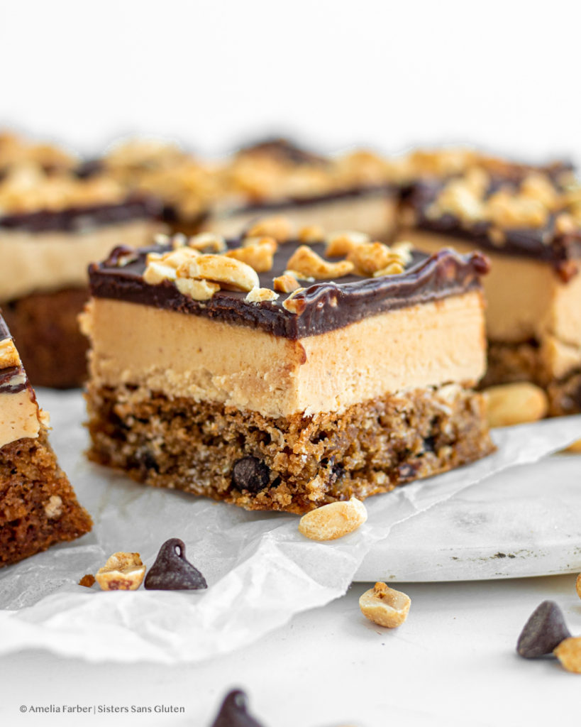 gluten free cookie bars by sisters sans gluten