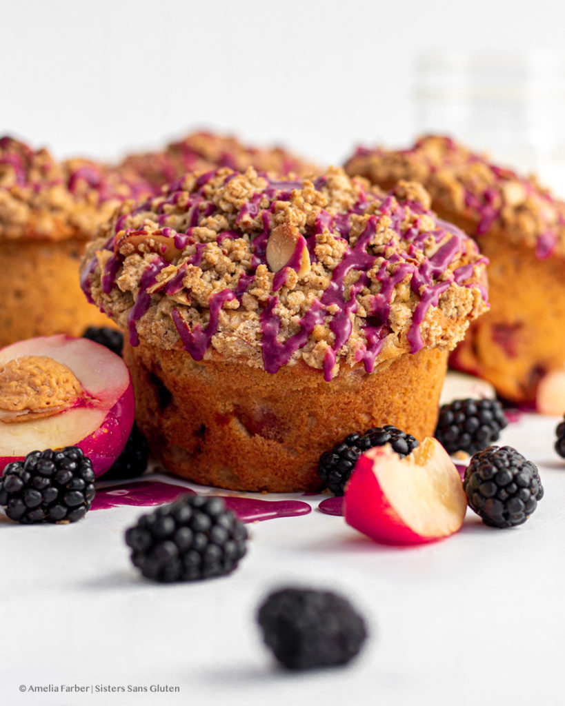 gluten free blackberry muffins by sisters sans gluten 