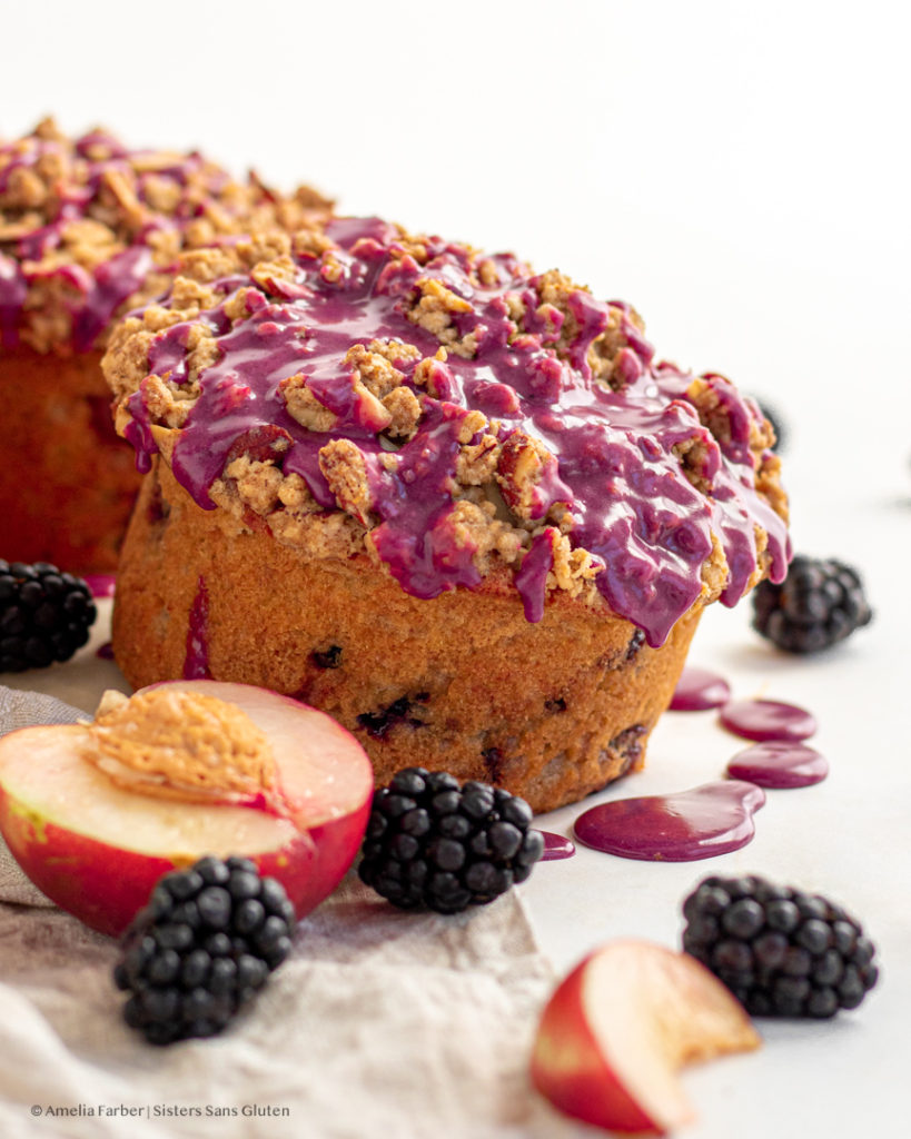 gluten free blackberry muffins by sisters sans gluten 