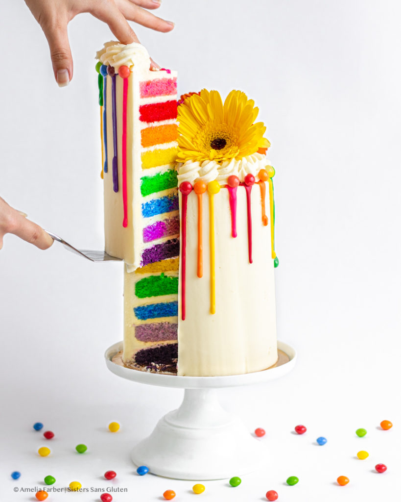 gluten free pride cake by sisters sans gluten