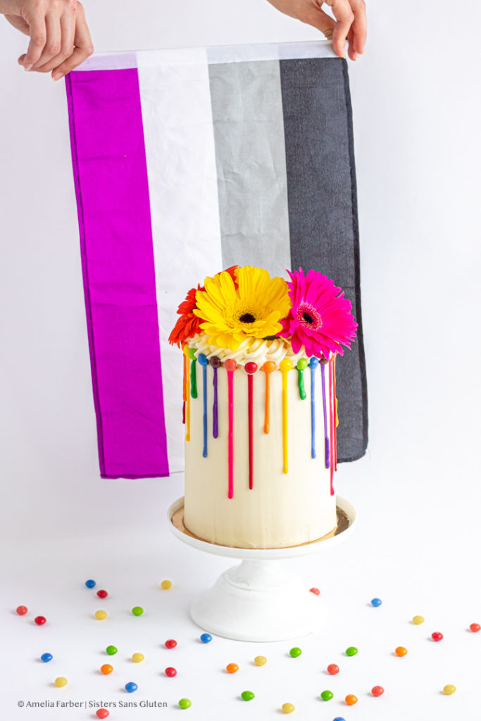 gluten free pride cake by sisters sans gluten