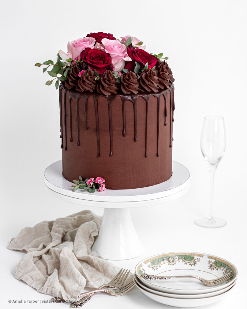 gluten free chocolate cake by sisters sans gluten