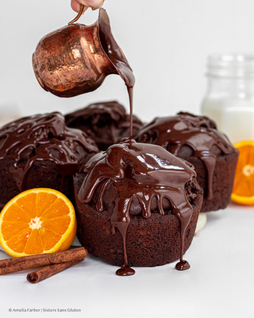 gluten free chocolate orange muffins by sisters sans gluten