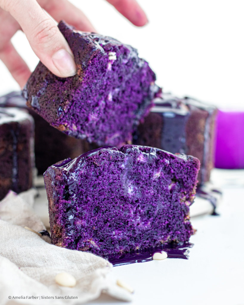 gluten free ube muffins