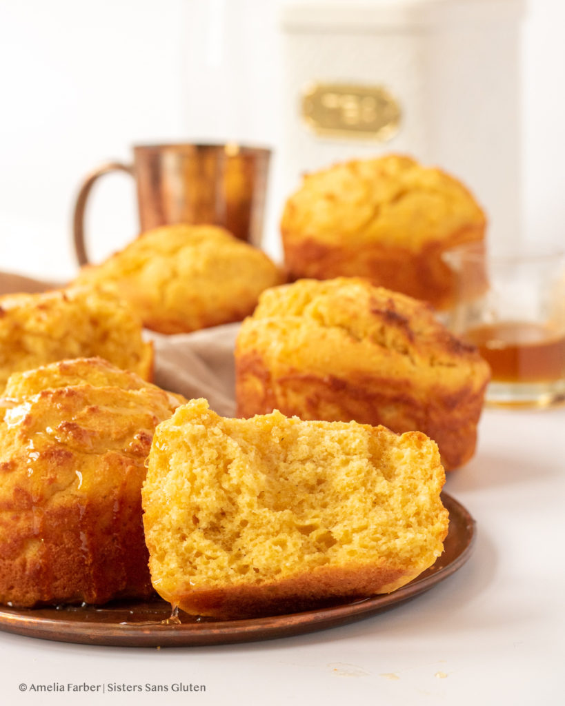 gluten free cornbread muffins by sisters sans gluten