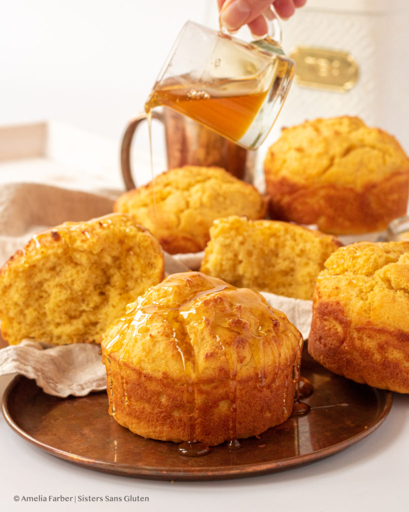 gluten free cornbread muffins by sisters sans gluten