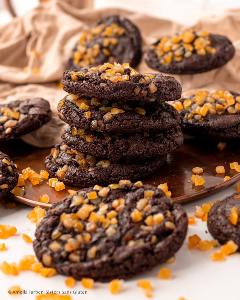 gluten free chocolate orange cookies