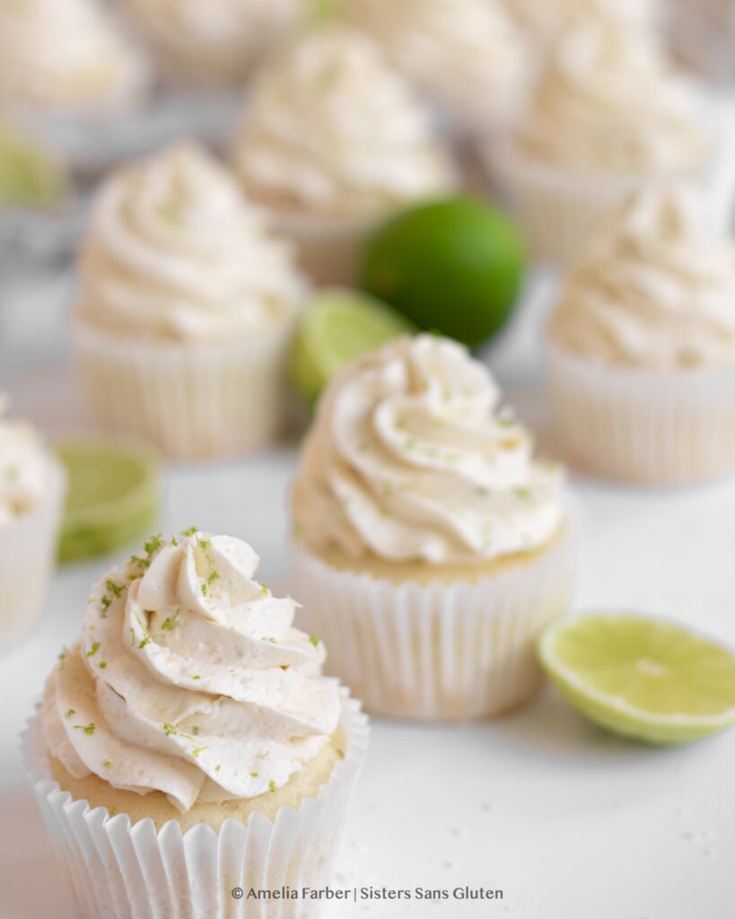 gluten free coconut lime cupcakes by Sisters Sans Gluten